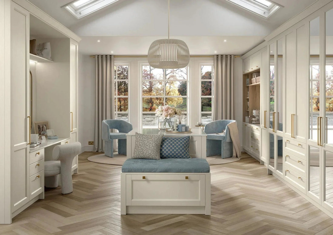 Designing the Perfect Fitted Dressing Room - Peak Bedrooms